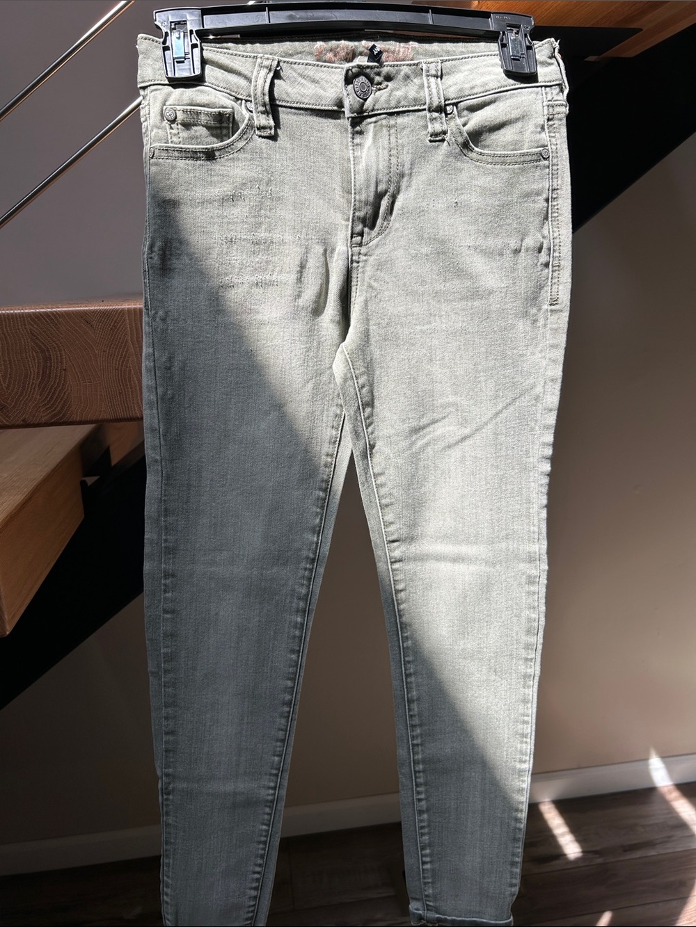 H&M Women's Skinny Jeans in Light sea green